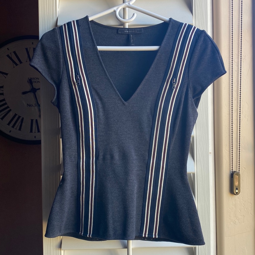 BCBGMAXAZRIA Women’s Tapered Top